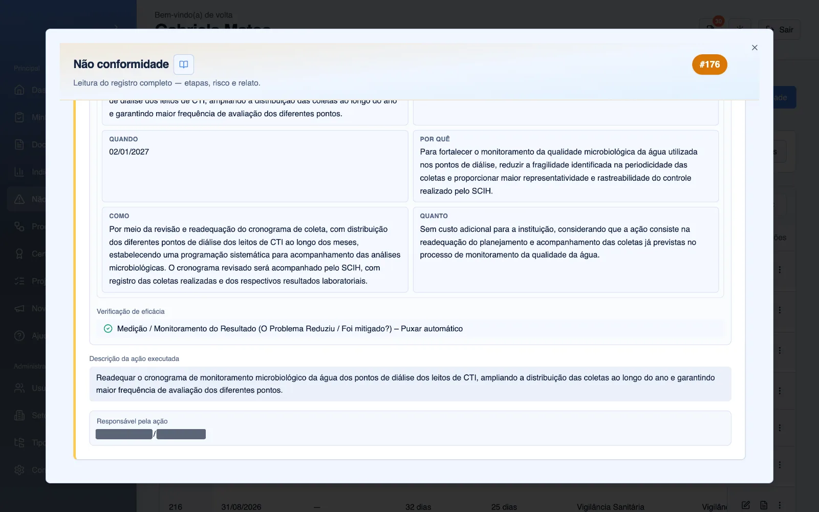 NC na Etapa 4: a decisão do setor relator sobre a eficácia.